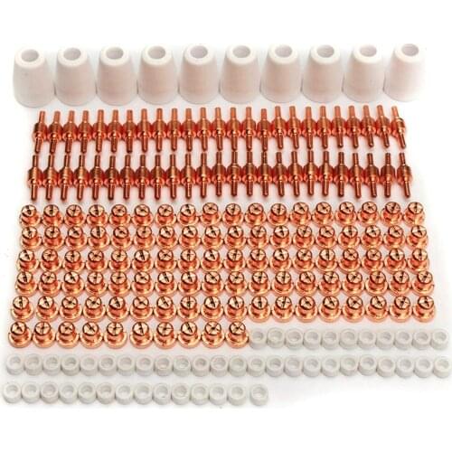 HOT-210X Air Plasma Cutter Consumables Electrode Tip Kit For Torch Pt-31 Lg-40 Cut50