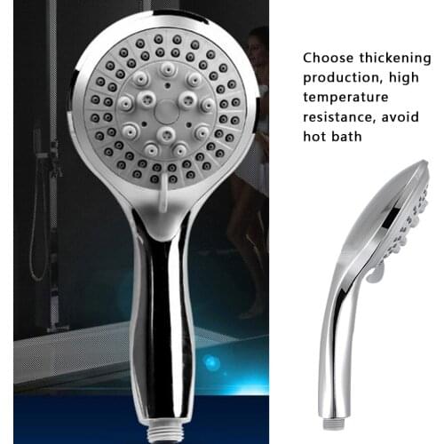5 Modes Bath Rainfall Shower Jetting Shower Head High Pressure Filter For Water ShowerHead Plating Anti-Corrosion Bathroom Spray