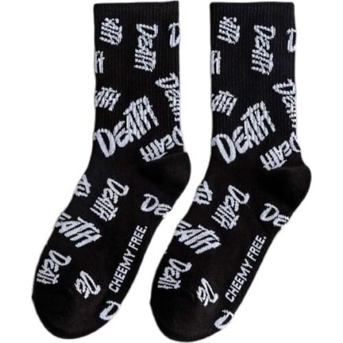 2021 New Autumn Black and White Sports Women Socks Cotton Cute Winter Socks Women Kawaii Socks Cute Cartoon Crew Socks