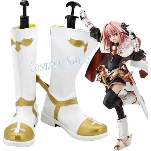 [Customize]Fate/Grand Order Apocrypha Astolfo Halloween Cosplay Shoes Boots New Any Sizes