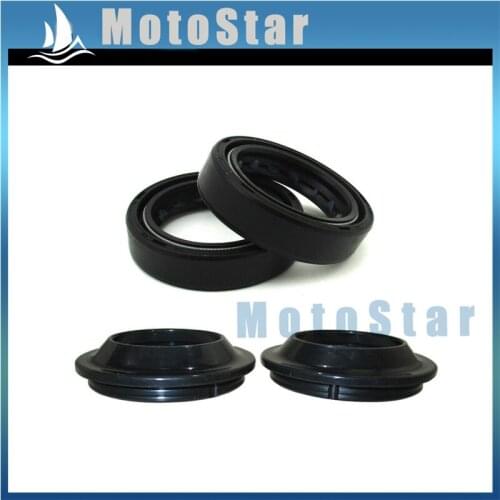Front Fork Seal Dust Cover Set 33x46x11mm 33x46x14mm For Pit Dirt Bike