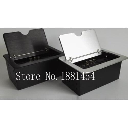New And high quality Desktop Hidden Lan Outlet lipe Up For Conference system RCA HDMI rj45 socket