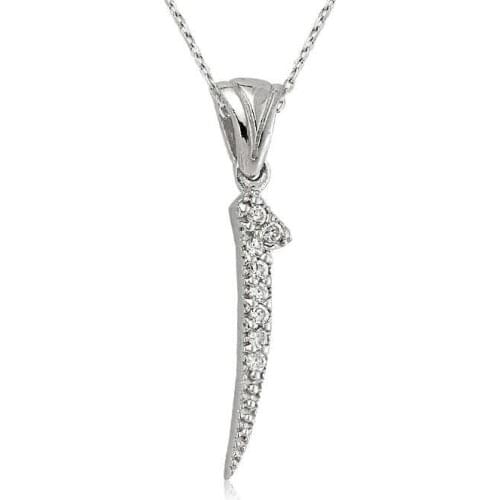 Tevuli 925 Sterling Silver Aleph Lady Necklace