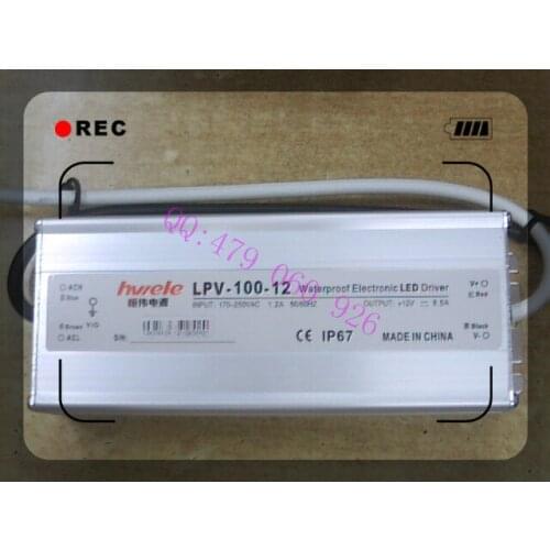 [ZOB] RONGLAN waterproof switching power supply 12V8.5A LPV-100-12 100W