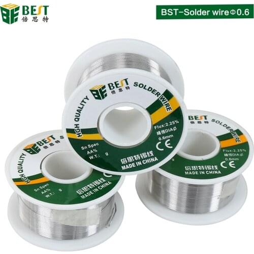 100g Sn 60/40 Tin Lead Solder Soldering Wire 0.3-1.2 mm Rosin Core Flux 2.25% Welding Wire Reel for Electronic Soldering Tools