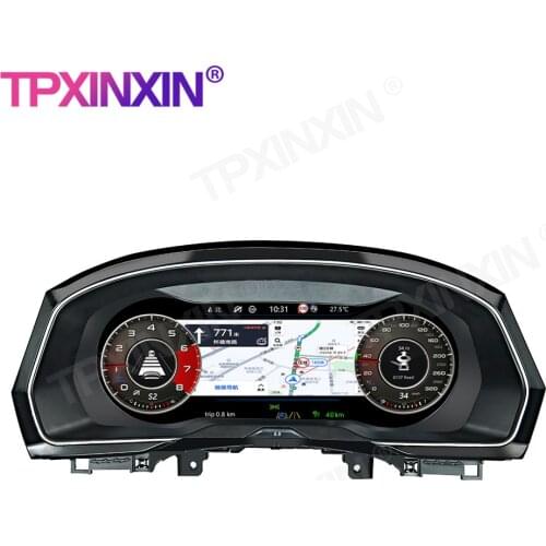 12.5''For VW B8 PASSAT CC golf 7 GTI Variant Car LCD Instrument Panel Replacement Dashboard Entertainment Intelligent Multimedia