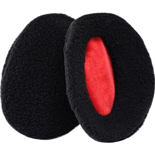 2pcs Men Women Warmers Ear Muffs Daily Solid Protection Polyester Soft Non Slip Two Parts Windproof Band Less Winter Warm