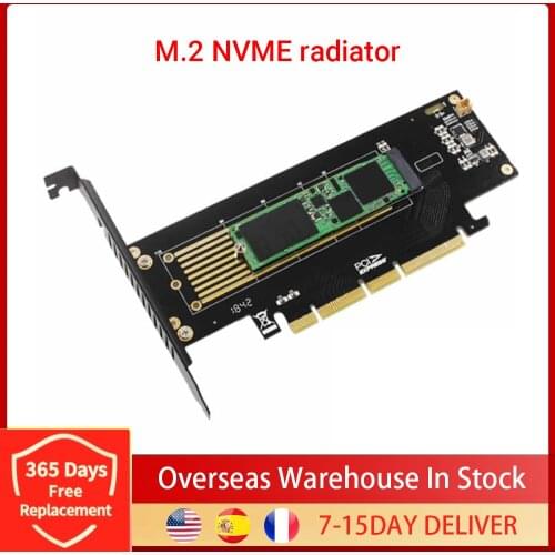 2021 SK8-NEW NVME To PCIE3.0 GEN3 M.3 Adapter M.2 Expansion For NVME Adapter SSD Add On Card Built-in Turbo Fan For 2230-22110