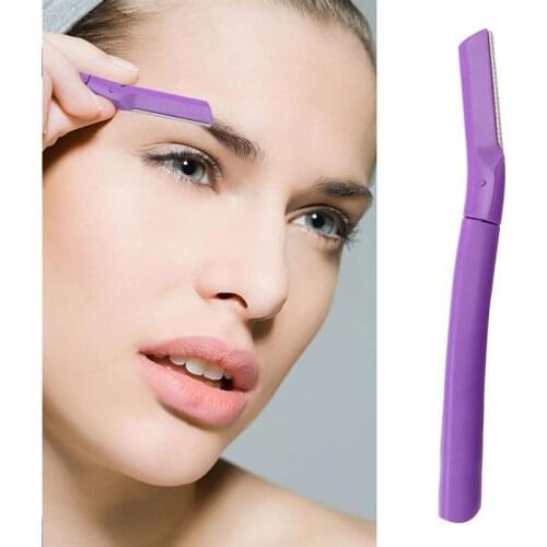3PCS Eyebrow Razor Portable Ergonomic Professional Eyebrow Shaver Facial Razor Hair Remover For Makeup Cosmetic Kit