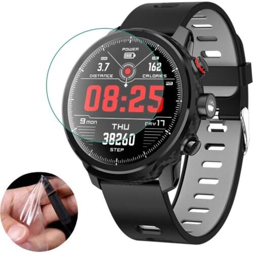 3pcs Clear Soft Transparent Protective Film Guard For Hold mi L5 Smart Watch Band Screen Protector Cover Smartwatch Protection