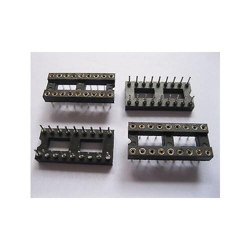 4 pcs IC Socket Adapter 18 PIN Round DIP High Quality