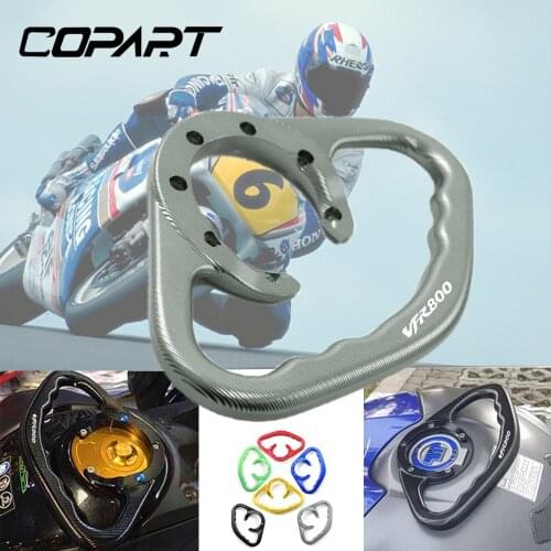 Motorcycle Accessories Tank Armrest Passenger Handgrips Hand Grip Grab Handle Bar For Honda VFR800 VFR 800 VFR800/F All Years