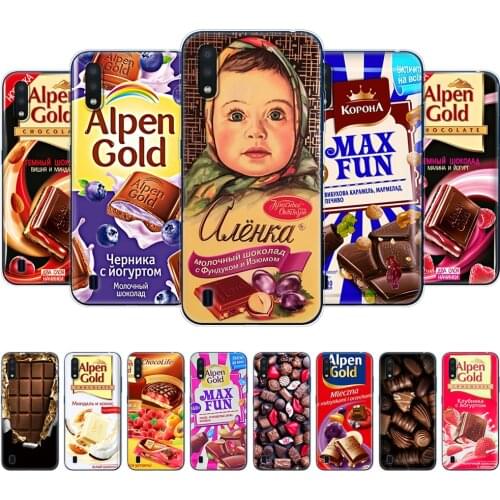 Case For samsung galaxy M01 M11 M21 M31 M31S M51 Case silicon phone cover alenka bar wonka chocolate