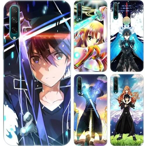 Hot Sword Art Online SAO anime Soft Silicone Phone Case for Huawei Honor 20 20i 20E 20S 10i 9X 8S 8X 8C 8A 8 Lite 7S 7A Pro