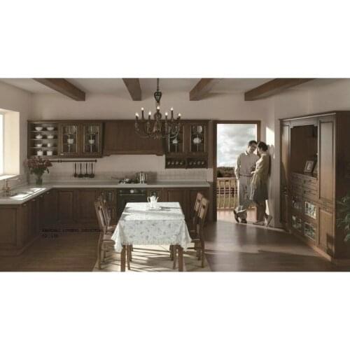 Wooden wall mount kitchen cabinets(LH-SW052)