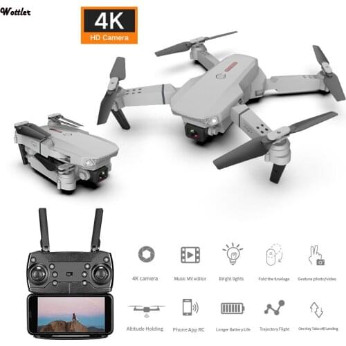 E88 RC Drone 4K HD Dual Camera Professional Aerial Photography WIFI FPV Foldable Quadcopter Height Hold DronToy