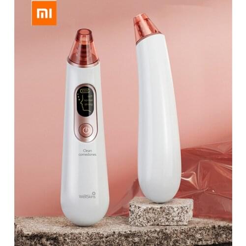 Xiaomi Wellskins Electric Blackhead Cleaner Blackhead Cosmetology Apparatus Vacuum Suction Remove Acne Deep Cleans Pores Cleaner