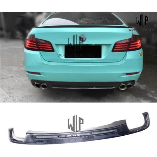 F10 F18 525i 535i High Quality Carbon Fiber Rear Lip Diffuser Car Styling For BMW 5 Series F10 F18 525i 535i Car Body Kit