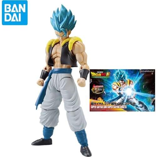 Bandai Assembled Model Figure-rise Dragon Ball Super Saiyan God Gogeta Action Figure Decoration Toy Childrens Birthday Gift