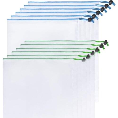 Reusable Produce Bags,Premium Zero Waste Mesh Bags for Storage Fruit Vegetables,Washable Reusable Mesh Produce Bags