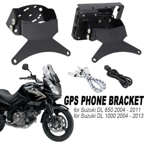 NEW Motorcycle For SUZUKI V-strom 1000 DL 1000 Vstrom Bracket Mount Smartphone GPS Holder Navigation Bracket 2004-2013 2012 2011