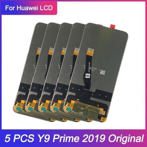 5 Pcs/lot Wholesale Original For Huawei Y9 Prime 2019 LCD Display Touch Screen Digitizer Assembly Frame For Huawei P samrt Z lcd