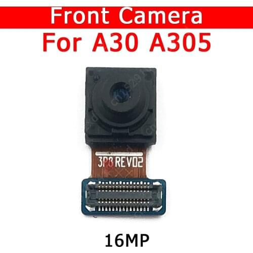 Original Front Camera For Samsung Galaxy A30 A305 Frontal Facing Small Selfie Camera Module Replacement Spare Parts