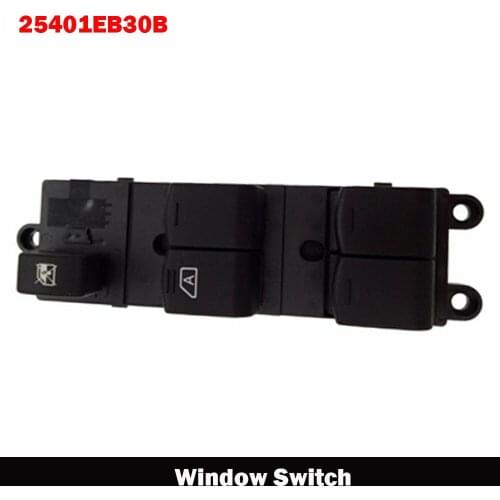 25401-EB30B 25401EB30B Control Switch Front Left Power Window Lifter Master For Nissan Pathfinder R51 Navara Qashqai