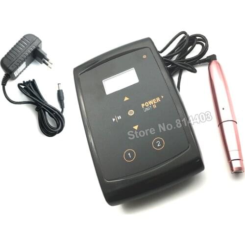 LCD Screen Professional Eyebrow Lip Tattoo Permanent Eyebrow Rotary Makeup Machine Pen Kit Swiss Motor Supply Body Art