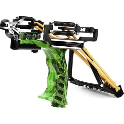 Archery Adult Powerful Fishing Slingshot Target Shooting with Folding Wrist Catapult Professional Hunter Hunting Sling Shot