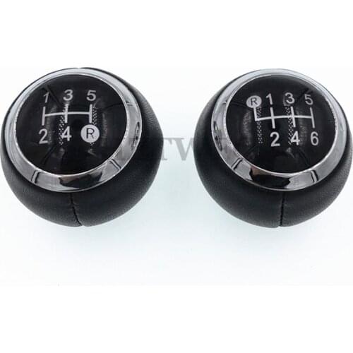 PU Leather 5 6 Speed MT Gear Shift Knob Lever Stick Headball For Toyota RAV4 Avensis Yaris D4D URBAN For Corolla 1.8 07-13