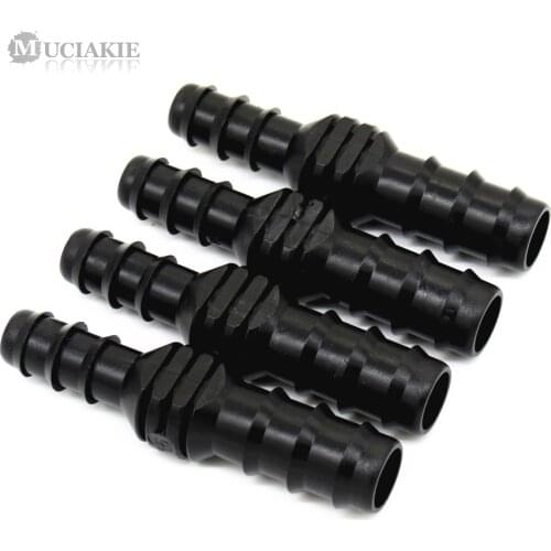 MUCIAKIE 2PCS DN20 to DN16 Barbed Connectors Straight Tube Hose Pipe Fittings for Drip Tape Adaptor Irrigation