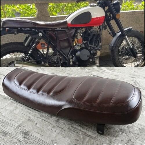 Universal Cafe Racer Seat Hump Vintage Saddle Cover 63cm For Suzuk GS Yamah XJ Honda CB