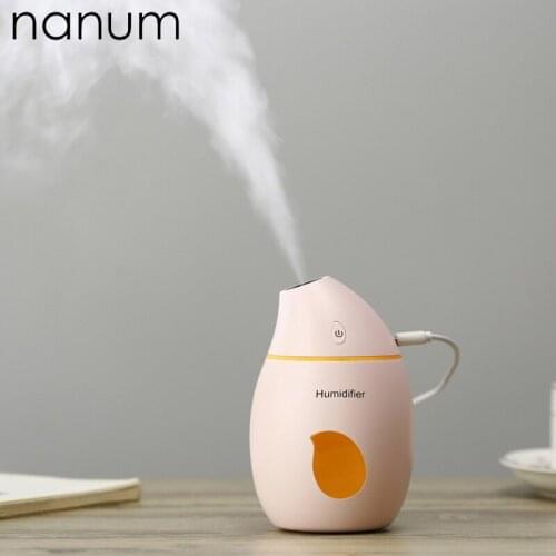 New Mango Cup Humidifier Mini Ultrasonic Humidifiers Led Night Light Aroma Essential Oil Diffuser USB Fogger Car Air Freshener
