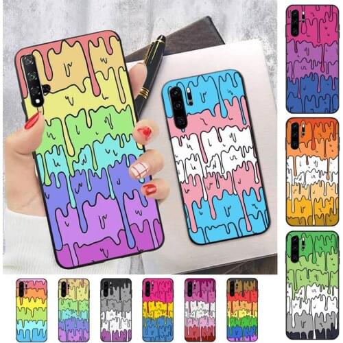 Yinuoda Pastel Kawaii Melting Trans Pride LGBTQ Design Phone Case for huawei P 8 9 10 20 30 40 pro lite P9 lite 2019