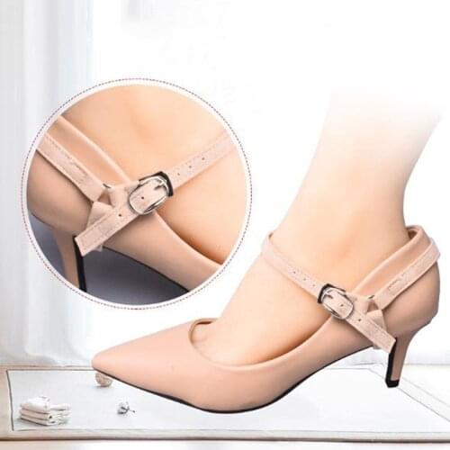 Woman Shoe Laces No Tie Shoelaces For High Heels Shoes Anti-slip Lady Lace Lock Straps Decoration String Shoestring