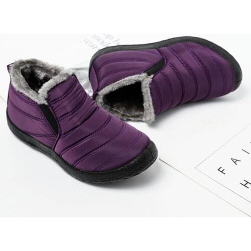 Women Winter Fur Warm Snow Boots Ladies Warm Ankle Boot Comfortable Shoes Women Plus Size Casual Women Boots Plush Footwear