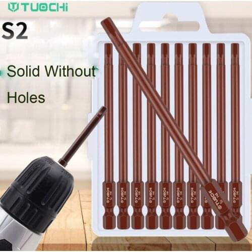 1/4Inch Hex Shank Without Hole Screwdriver Set Security Tamper Proof Magnetic Drill Bit Screw Driver Bits Hex Head Hand Tools