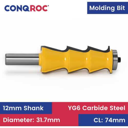 12mm Straight Shank Shutter Style Blind Window Groove Router Bit Woodworking Window Shutter Cutter Wood Milling Cutter