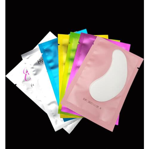 50pairs/pack New Paper Patches Eyelash Under Eye Pads Lash Eyelash Extension Paper Patches Eye Tips Sticker Wraps Make Up Tools