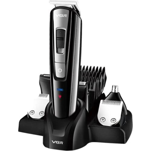 6in1 Mens Professional hair trimmer beard electric clipper trimer facial cutter hair cutting machine haircut body grooming kit