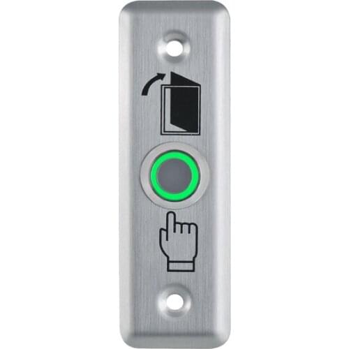 806L With green Led Light No/NC/Com Stainless Steel Door Exit Button