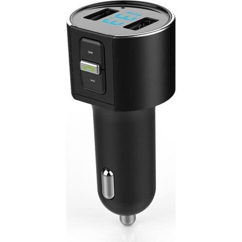 Car FM Transmitter Car Bluetooth FM Transmitter MP3 Player Radio Adapter Kit 2.1A Dual USB Fast Charger Car Accessories