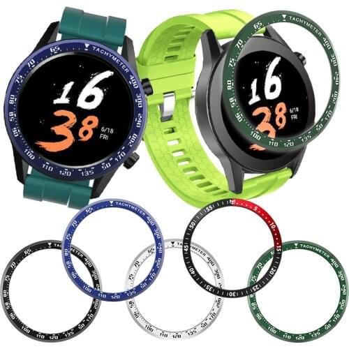For Xiaomi Amazfit GTR 47MM Metal Outer Edge Cover Bezel Ring Dial Scale Speed Tachymeter Case GTR47 Screen Protector soft Film