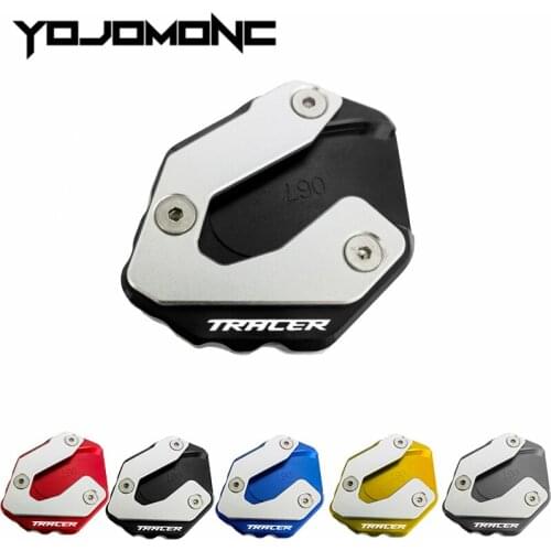 CNC Kickstand Foot Side Stand Extension Pad Support Plate Enlarge For YAMAHA Tracer900gt Tracer 900 GT Tracer 900gt 2018-2020