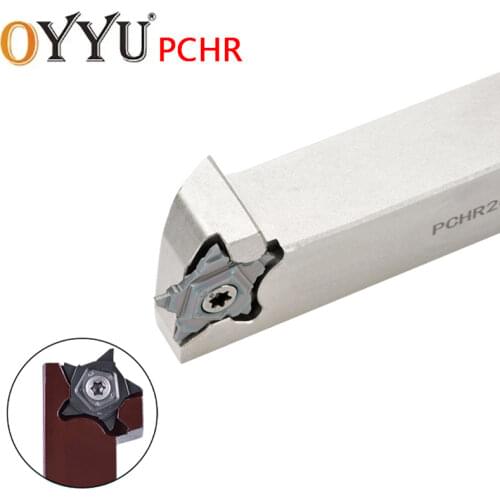 PCHR20-24A PCHR25 PCHR Pentagram Spring Steel External Turning Tool Holder Set Lathe Cutter 1PCS Use PENTA24 Carbide Inserts