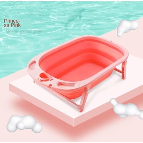 Baby Folding Tub Baby Bath Tub Household Newborn Thickened Children Bath Tub Baby Products