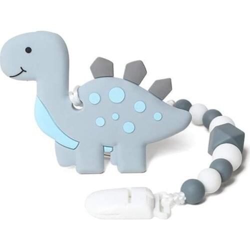 Baby Dinosaur Silicone Teether, Baby Cartoon Chews, Childrens Molar Toys, Maternal And Infant Products, Baby Care Products