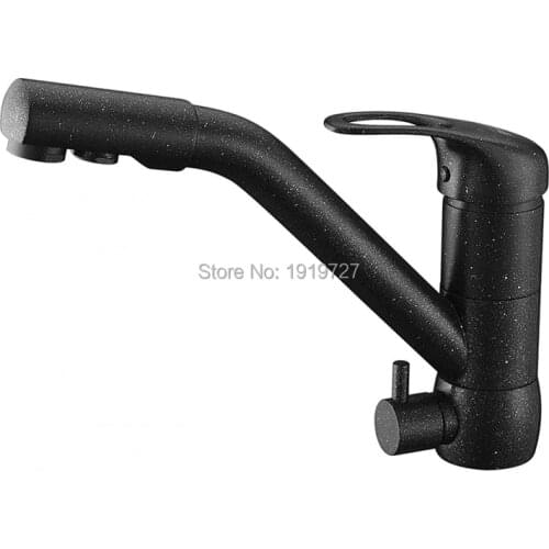 Newly 360 Rotation Osmosis Water Filter Sink Taps Granite Mixer Swivel Water Purification 3 Way Filter Kitchen Faucets