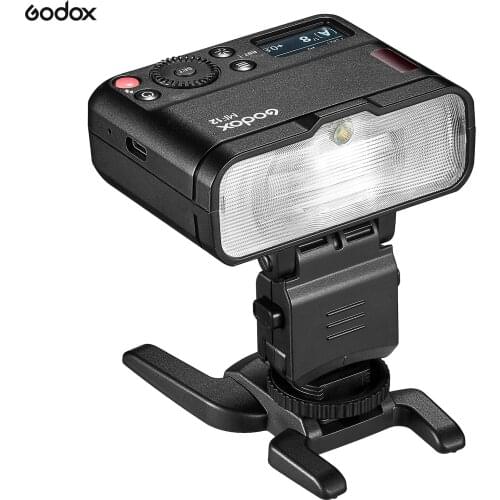 Godox MF12 Macro Flash 2.4G Wireless Transmission Control Guide Number 16 TTL M Mode with Colorful Filter Cold Shoe for Portrait